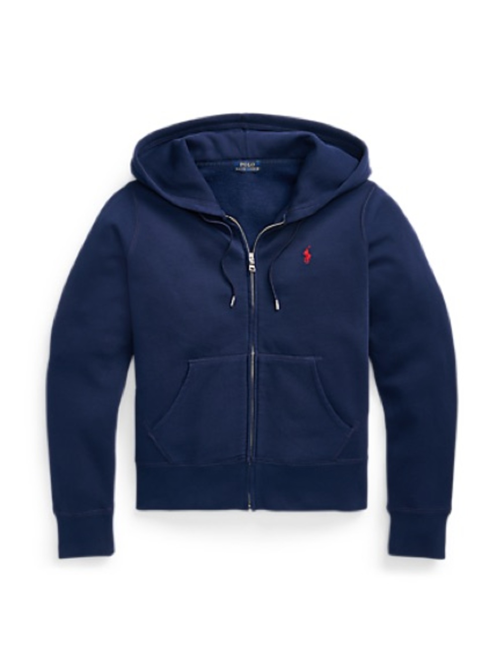 Polo by Ralph Lauren Navy Zip-Up Hoodie with Red Pony